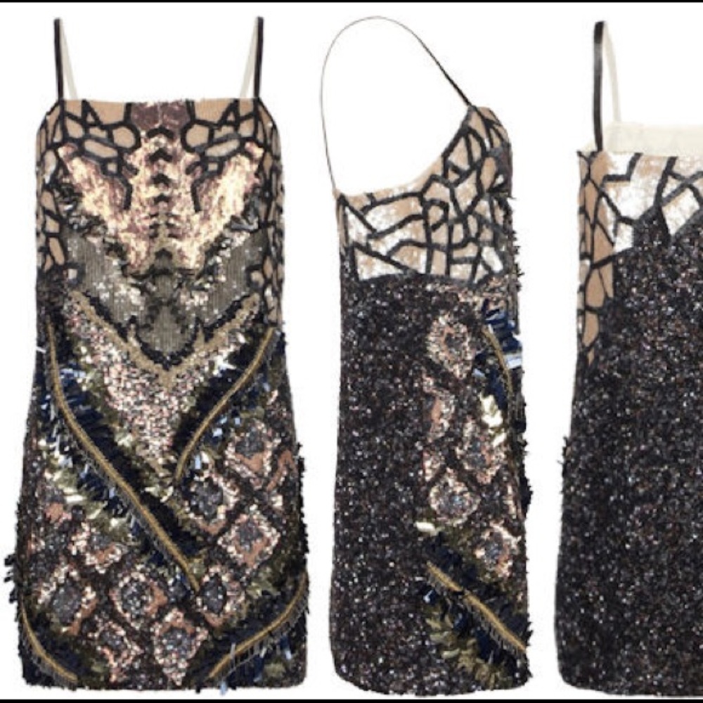 All Saints Sequin Dreamcatcher Dress